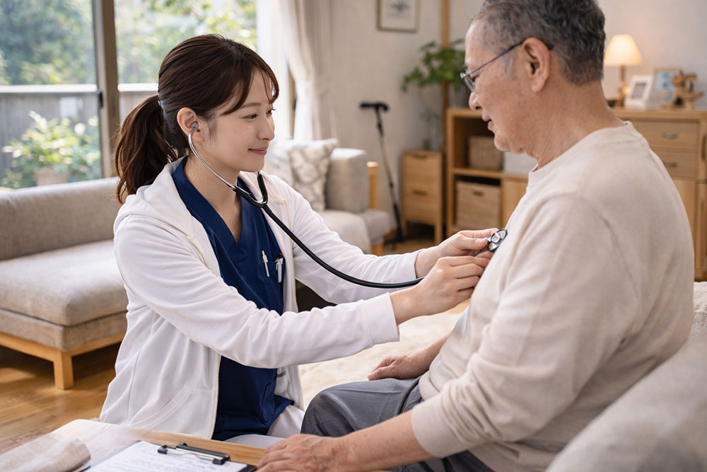 一日の流れー午後の訪問先を回ります